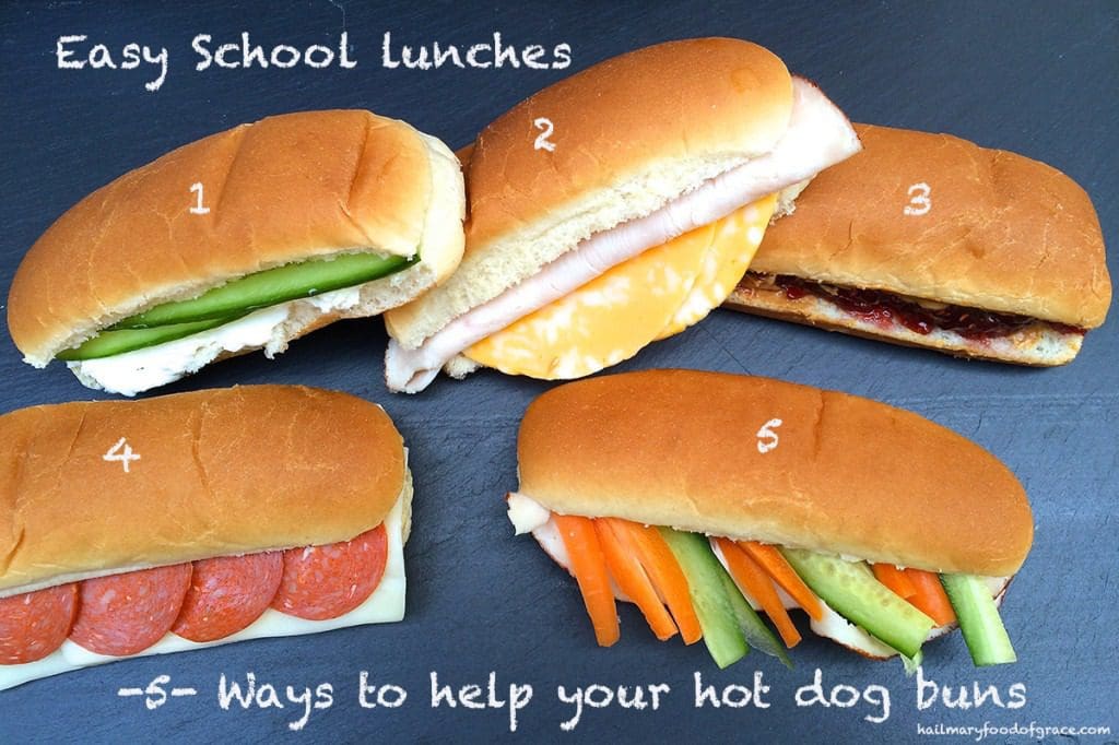 different sandwiches