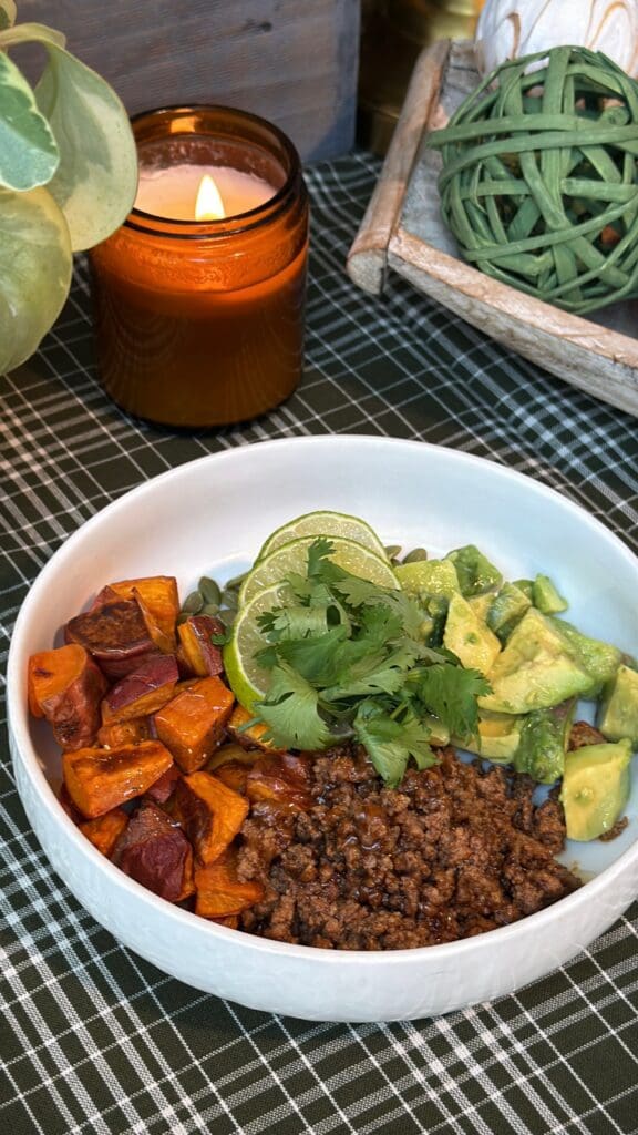 Ground Beef and Sweet Potato