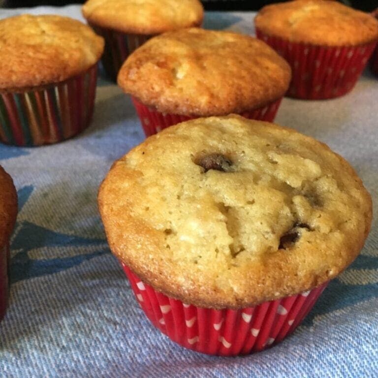A group of muffins on a table.