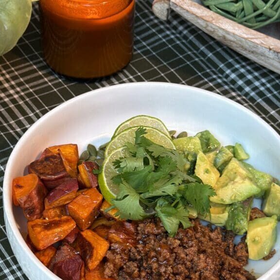 Ground Beef and Sweet Potato